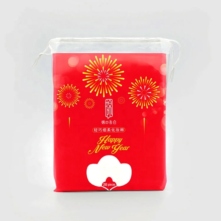 Различные упаковки экологичный очищающий хлопок Pad Square