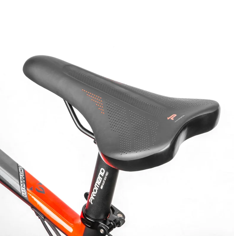 Promend Soft PU Leather Bicycle Saddle Comfortable Foam 5years Use BiKe Saddle China Factory Wide Mountain Road Bike Saddle Seat