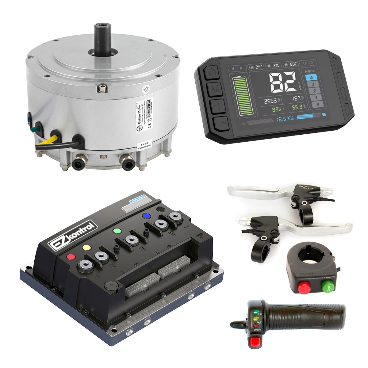 Liquid cooling 48V 72V 3KW BLDC electric motorcycle motor electric motorbike conversion kit