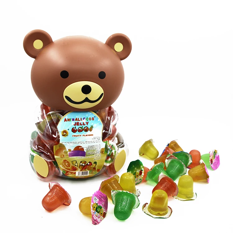 Фруктовый сладкий Желейный пудинг-Конфета в форме медведя