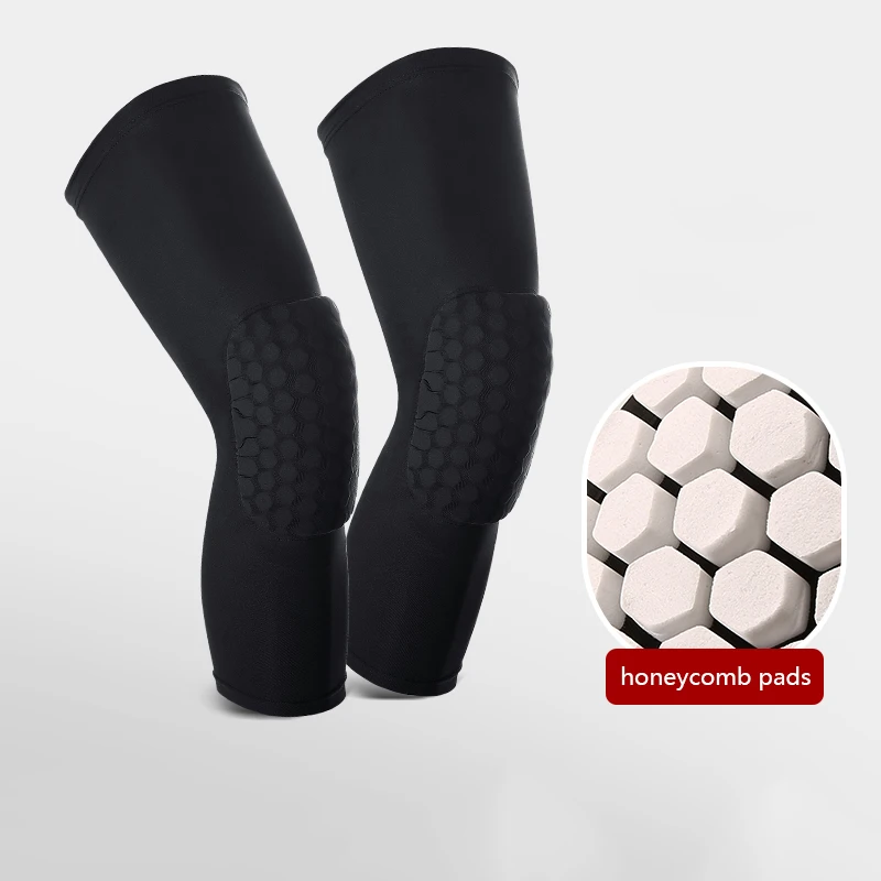 Sports Knee Protection Pads Honeycomb Basketball Football Protective Leg Sleeves