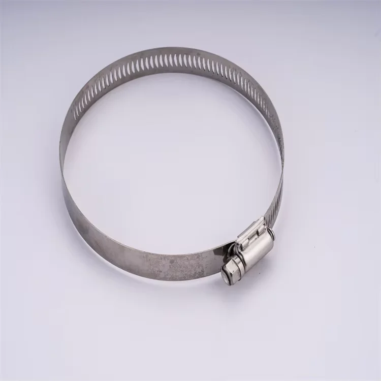 China wholesale High quality  American type stainless steel  Worm Gear 201 304  hose clamp pipe clamp
