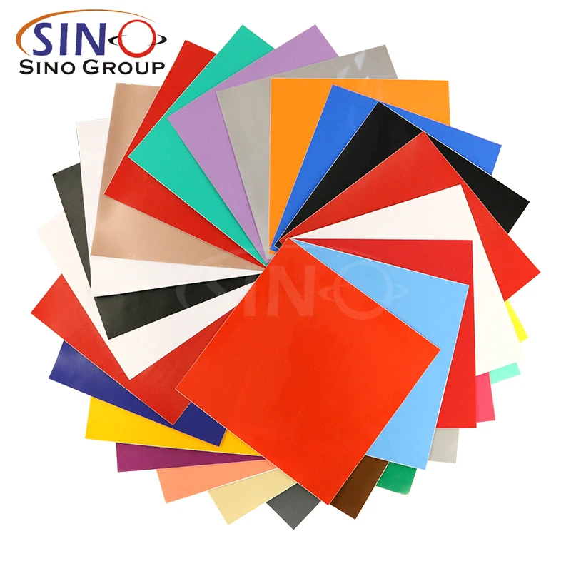 12'x12' 30.5x30.5CM DIY Craft Glossy Matte Factory Price 42 Sheets Per Bag PVC Self Adhesive Cutting Vinyl For Cutting Plotter