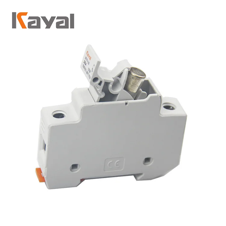 KAYAL Photovoltaic Solar Electric 1000v Thermal 1a 2a 3a 5a 10a 15a 20a 25a 32a DC Fuse Holder and Base