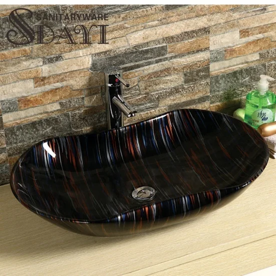 ceramic sanitary ware stone color basin lowest price china black marble bathroom sink