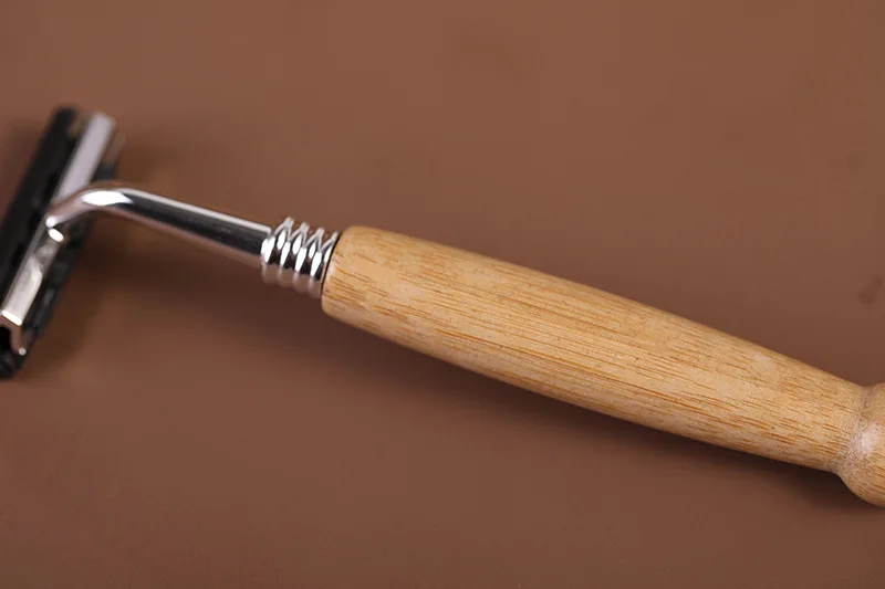 Zero waste bamboo razor biodegradable custom logo