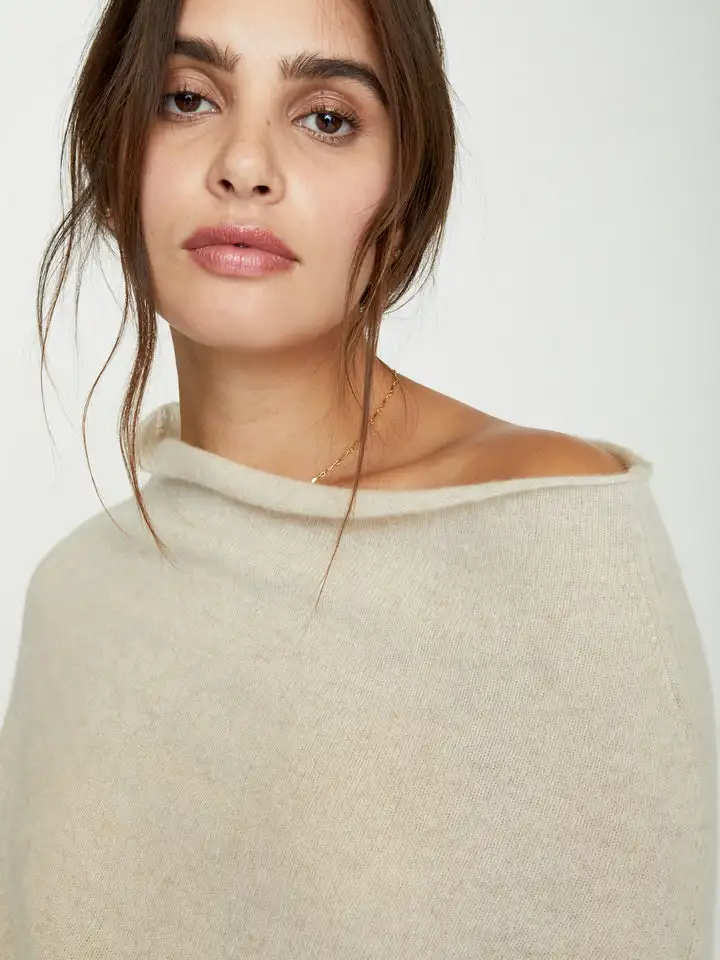 Turtleneck Sweater Womens Oversized Knitted Cashmere Designer Custom Neck Knitted Cashmere Designer Custom Knit Sweater