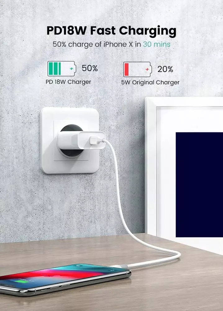 Original USB Data PD Cable for  Iphone Cables 7 8 9 XR XS 11 12 13 Max Pro USB C to Light-ning Cable