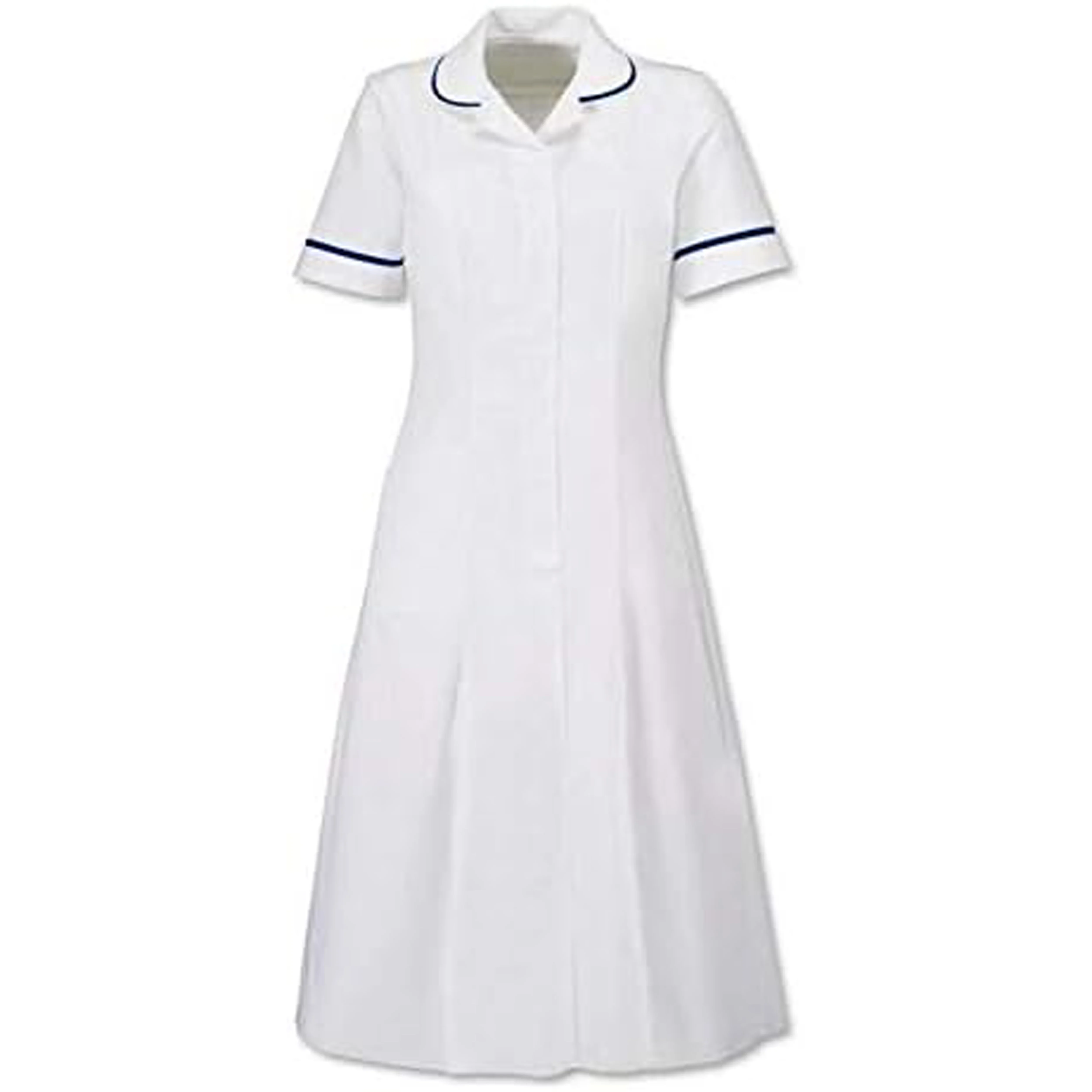 New Design Medical Hospital Nurse Uniform White Healthcare Dress Tunic Women Nurse Uniform White Dress