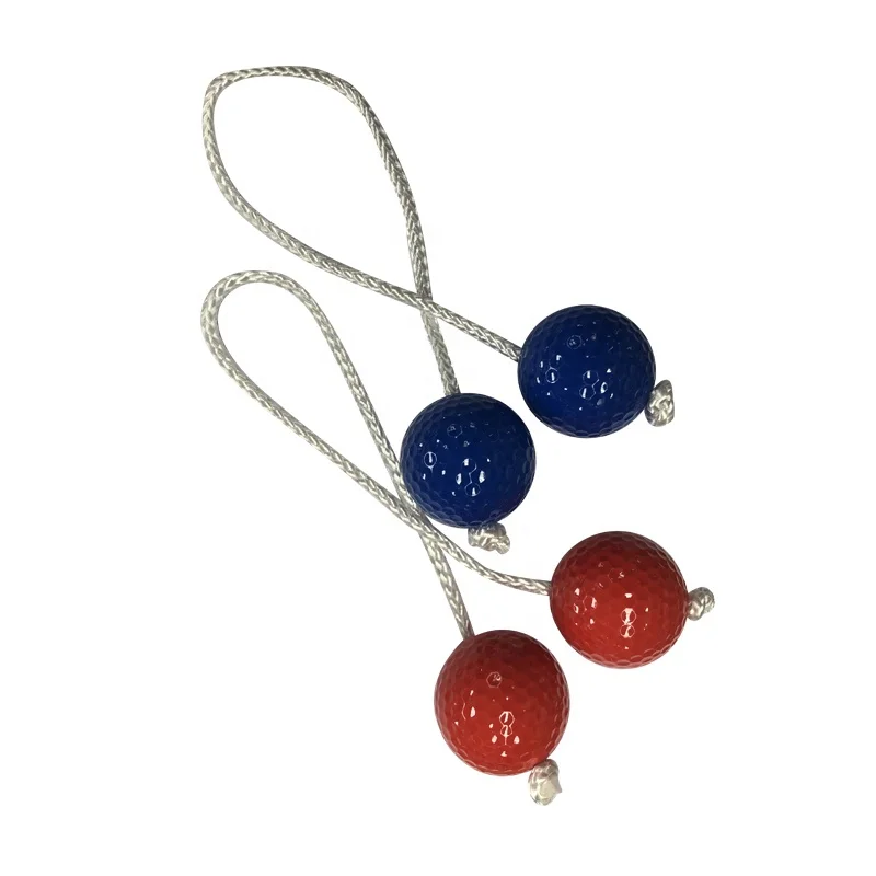 Classic Solid Wood Ladder Golf Ball Toss Game Set For Outdoor Garden Yard Lawn Games