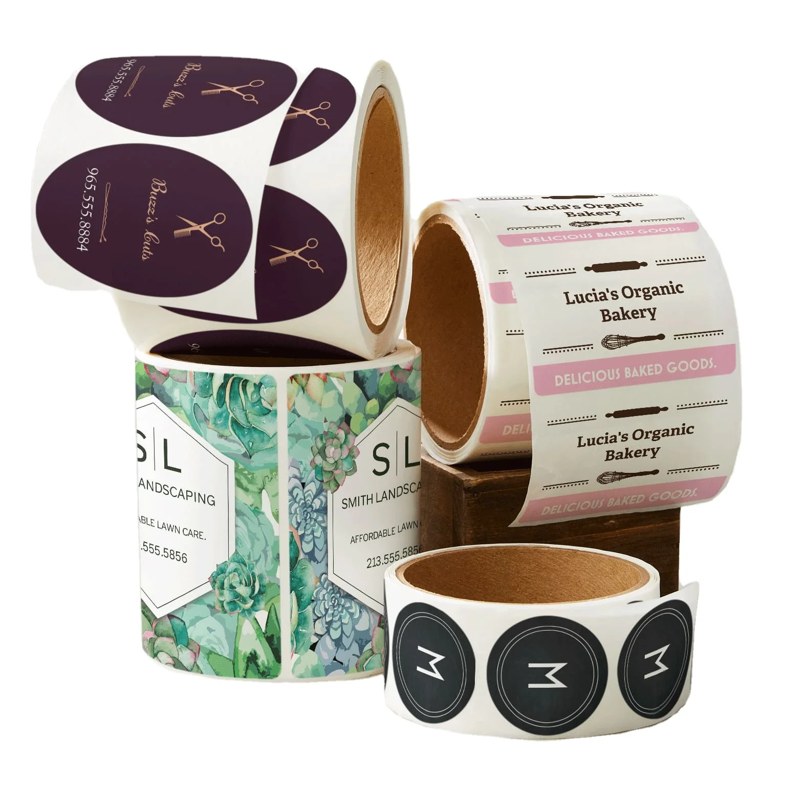 Free Design Custom Waterproof Synthetic Paper Perfume Bottle Packing Label Product Sticker