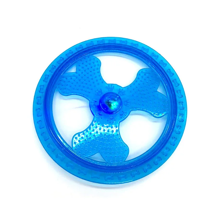 
Wholesale Soft Flying Disc Dog Sport Toy dog light up flying disc toy for Catching Floppy Disk Outdoor Night Games 