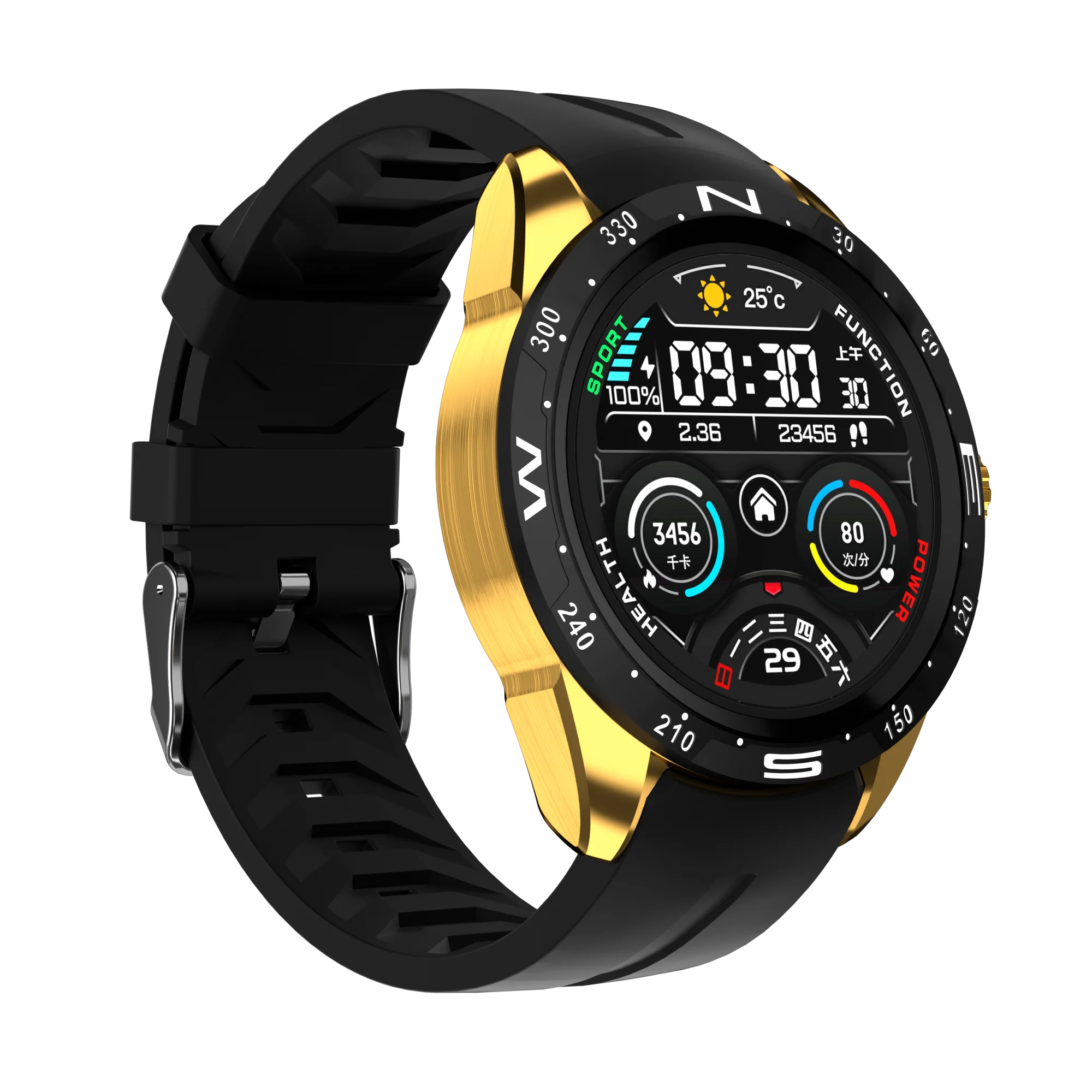 SKMEI H6 Max 2023 manufacturers round shape android fitness waterproof smartwatch stainless steel sport men women smart watch