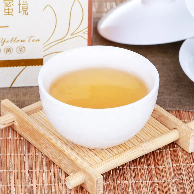 
Yunnan Kraft Paper Inner Packaging Moisturizes Skin Nourish Body Tin Packaging 35g Organic Yellow Tea 