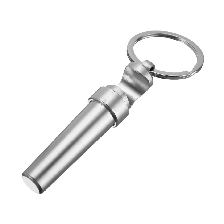 Portable Creative Zinc Alloy Bottle Opener Keychain 3In1 Outdoor Wine Beer Can Opener Wood Corkscrew Kitchen Tools