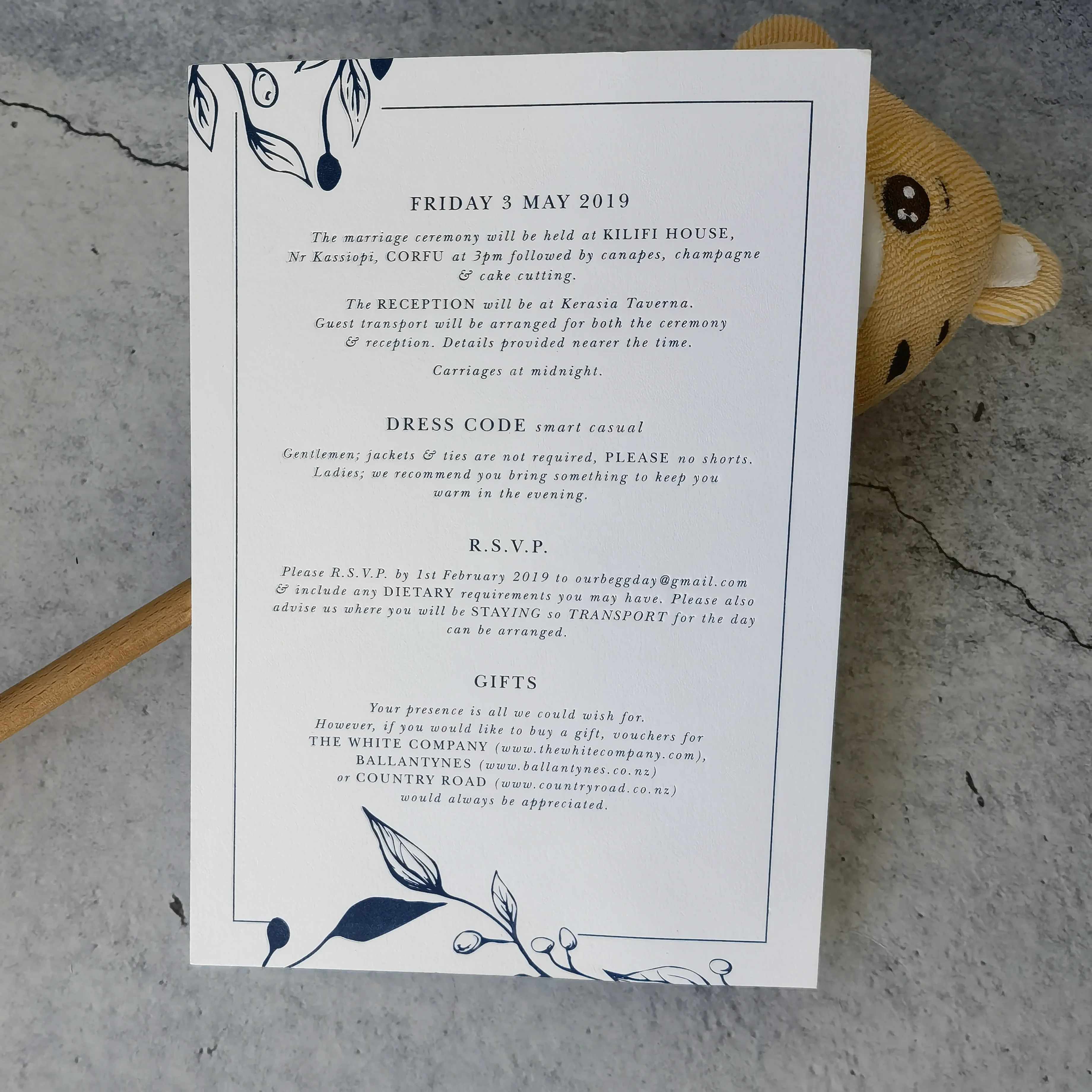 Luxury Classic debossed card Letterpress Wedding Invitation printing