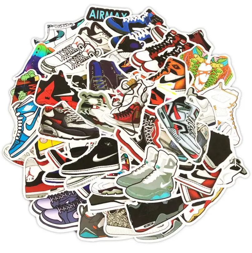 
ZY0092C 50/PCS Do not repeat tide brand sneakers stickers laptop skateboard guitar mobile phone doodle stickers 
