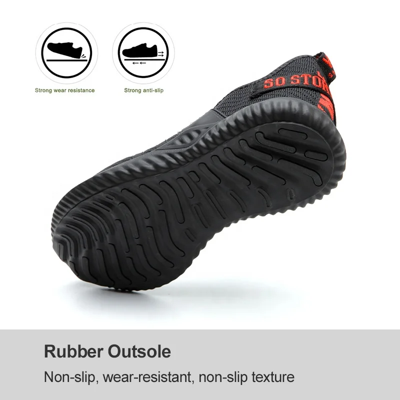 Hot Sale Popular Selling Breathable Indestructible Steel Toe  Safety Shoes for Men