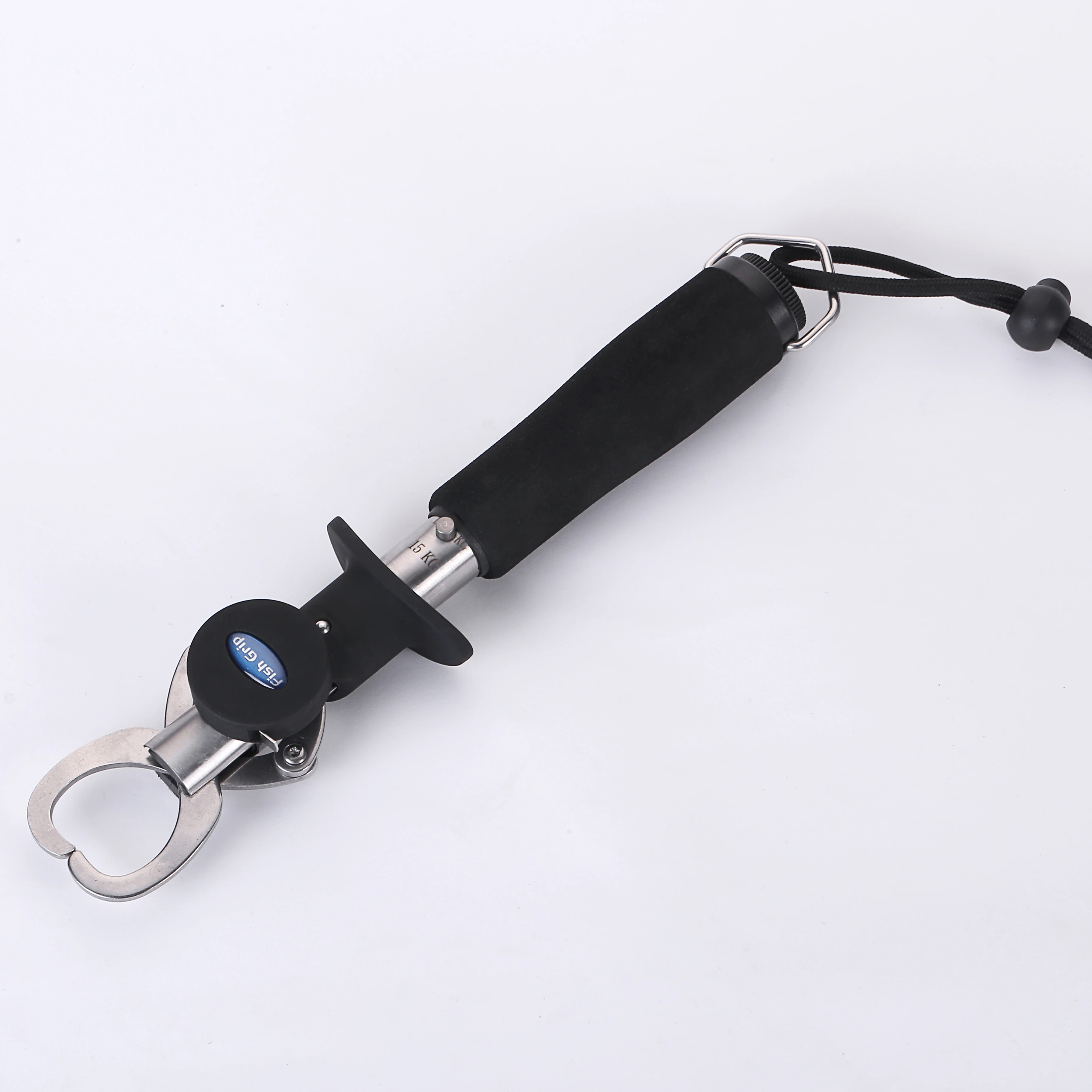 Fish Lip Gripper with Digital Scale Water-Resistant Lip Grip with Tape Measure Stainless Steel Fish Grabber with Weight Scale