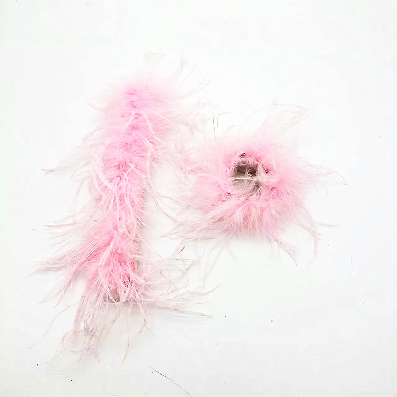 2022 New Long Ostrich Feather Clap Slap Bracelet Turkey Fur Wristband Detachable Real Feather Fur Cuffs