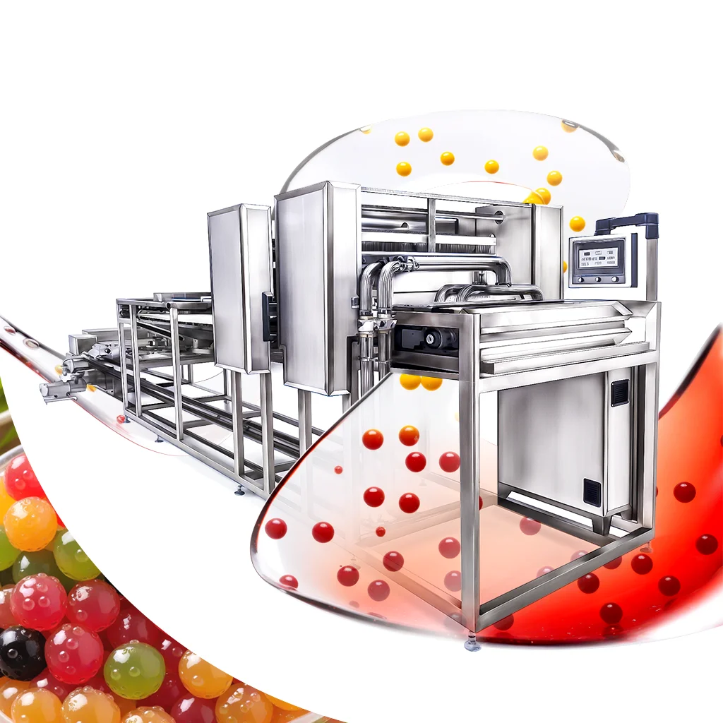 Fast Speed Popping juice crystal ball making machine popping boba making machine