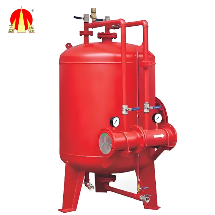 Horizontal Type Fire Suppression System Foam Bladder Tank