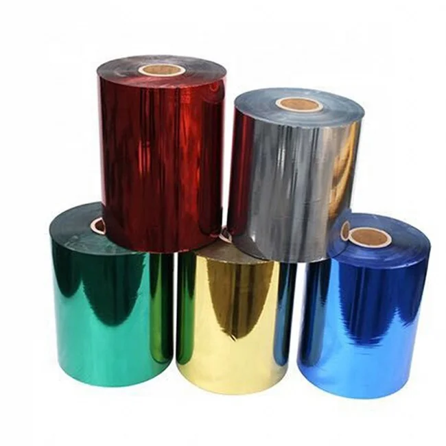 
Hot Sell PET BOPP Holographic Metallized Transparent Lamination Film For Paper Board 