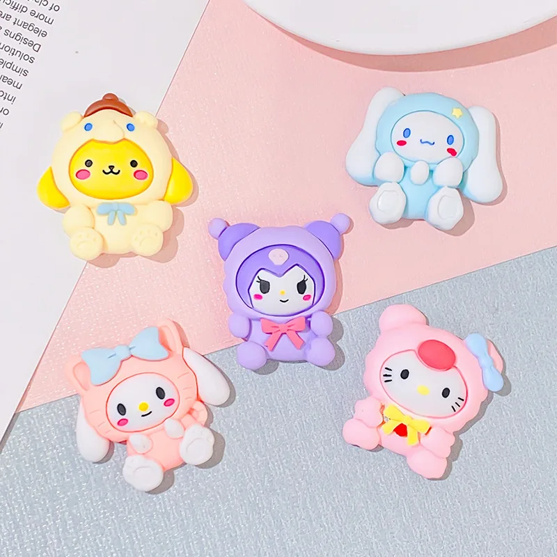 Oversized Cute Cartoon Doll Resin Accessories Resin Cat For Decoration