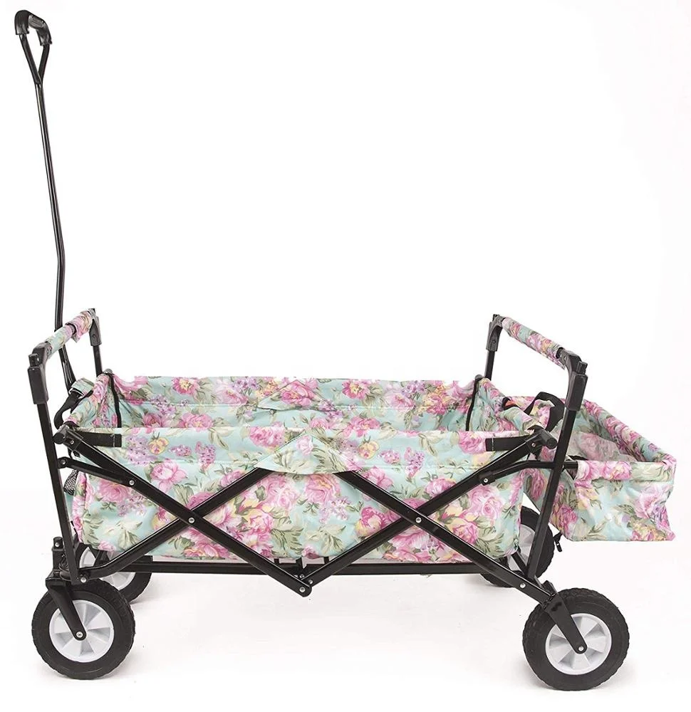 
Customized for camping cart baby stroller collpsible shopping trolley with cooler 