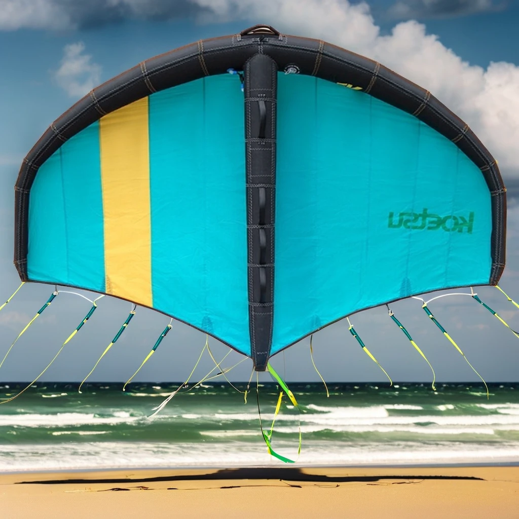 Handheld Surfboard Hydrofoil for Kitesurfing Portable Inflatable Kite Board with Sail