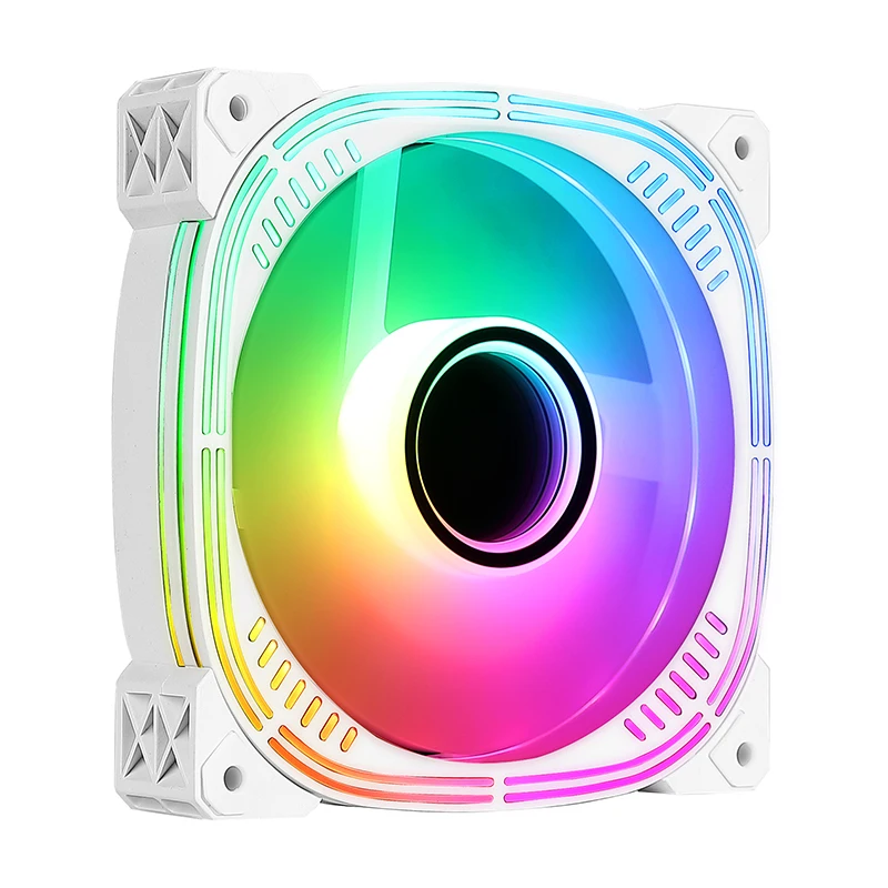 Охлаждающий вентилятор для корпуса 12 см розовый белый Aura Sync 5v Argb Rgb