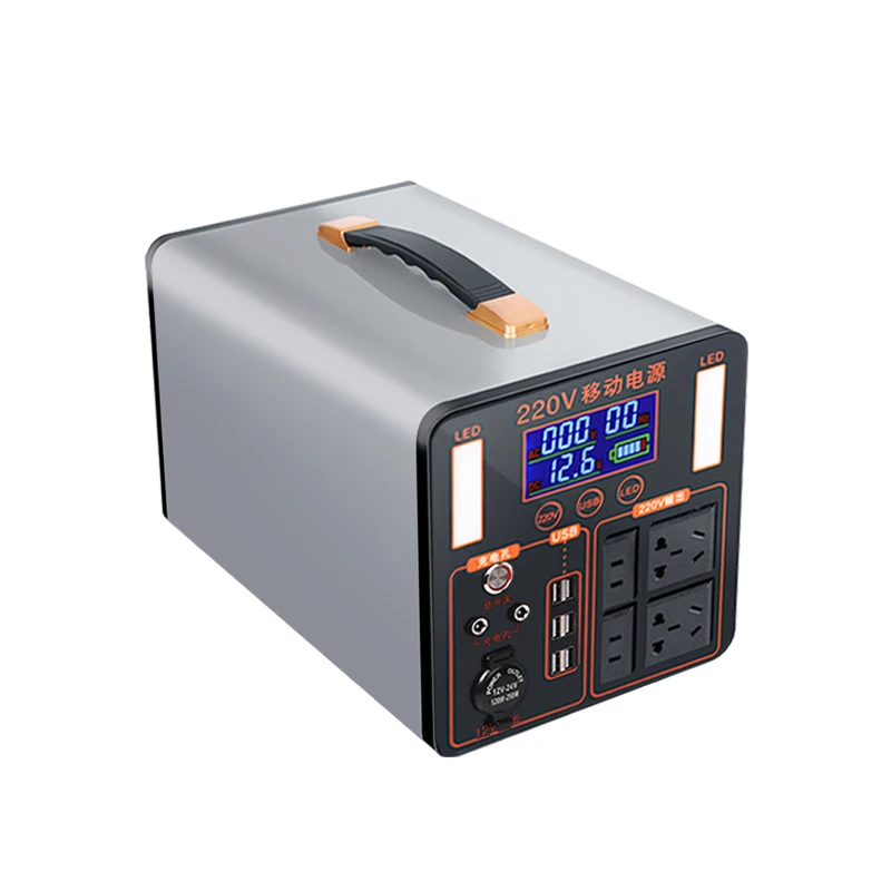 1700W Solar Generator Portable Power Station with Pure Sine Wave AC Outlet 220v Backup Lithium Battery for Outdoors Camping