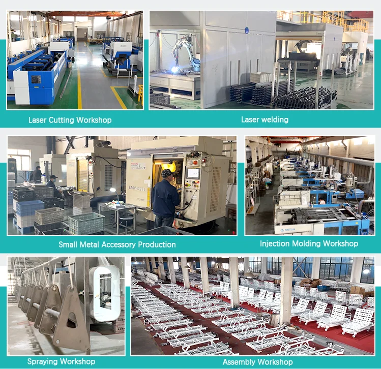 ORP-BE32C Factory Delivery Double Side Mute With Central Control Brake  Casters Abs Electric Three-function Medical Hospital Bed