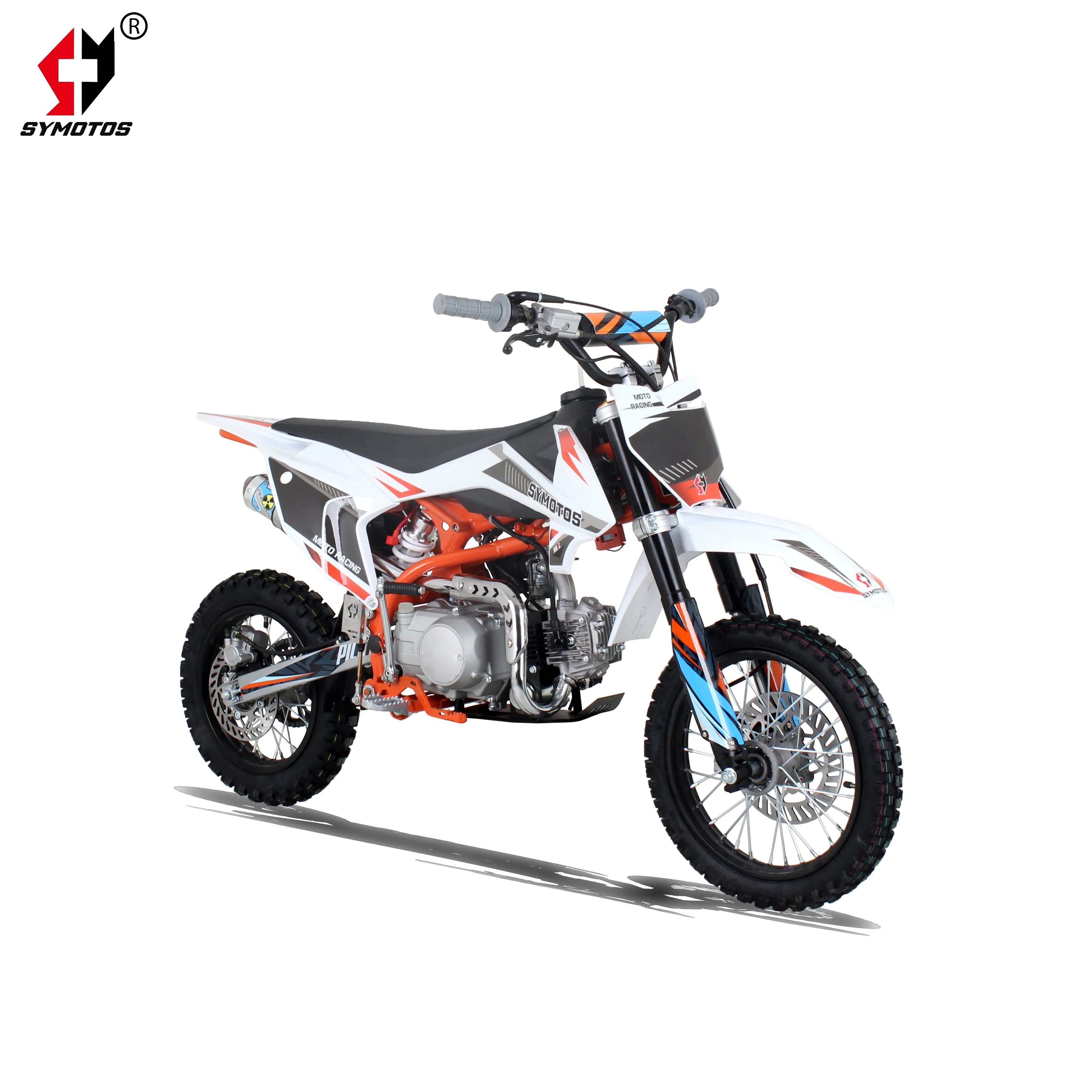 Питбайк dirt bike motcross мотоцикла 110cc инициирования Электрический старт 14/12 4-тактный двигатель symotos