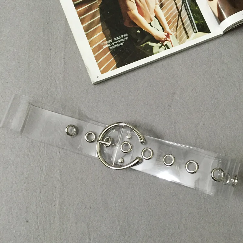 Factory Custom Logo PVC Material Luxury Fashion PVC Belts for Lady Women