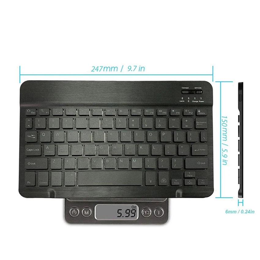 Portable Universal Slim LED Gaming Wireless Midi Controller USB Keyboard