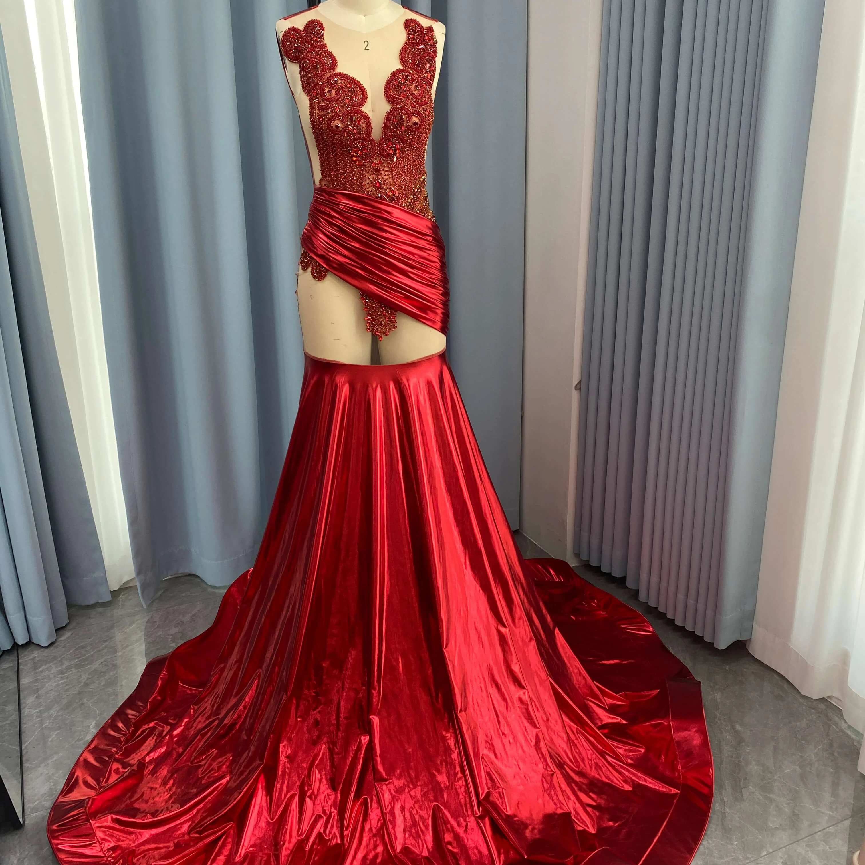 custom floral embroidery tote bag modest evening dress prom womens night club dresses green color