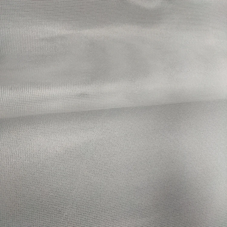 Polyester 60 inch 45gsm white or black  Elastic Woven Circular Knitted Interlining for Sportswear Interlinings & Linings PES/PA