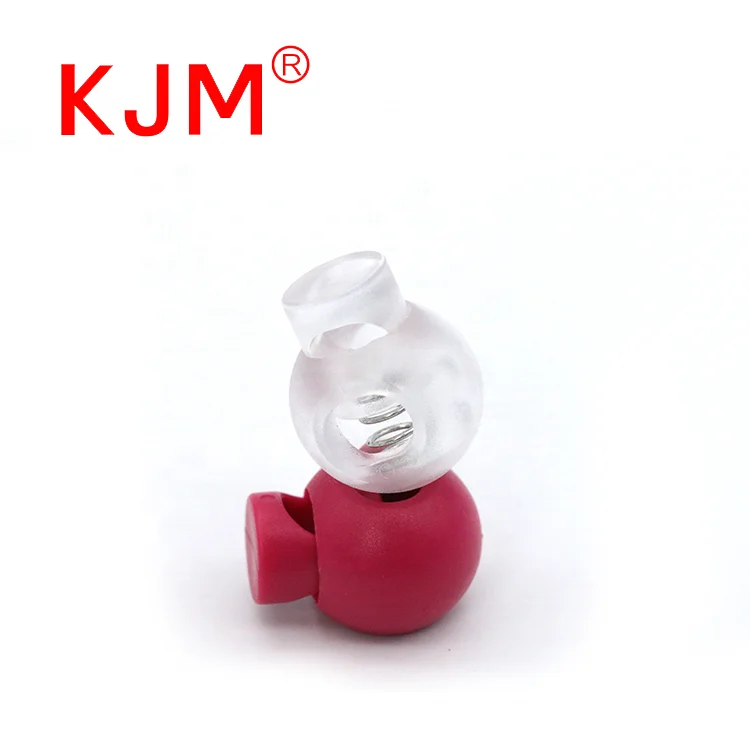 KJM регулируемый цветной Модный шнур с замком, пружинный переключатель, пластиковая крышка для рюкзака, одежды