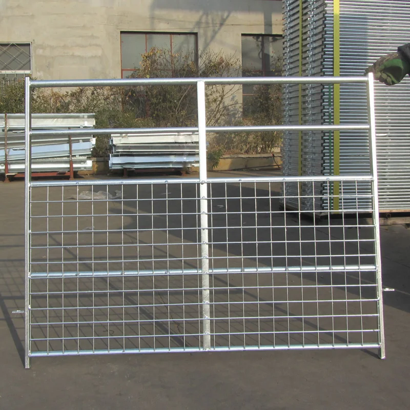 Горячее оцинкованное ограждение из овечьей козы со сварной проволочной сеткой загон для скота сетчатые панели и ворота продажи