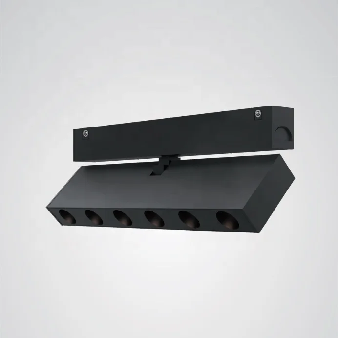 5066H high end magnetic track low voltage 24V dimmable acrylic diffuser linear light LED track light