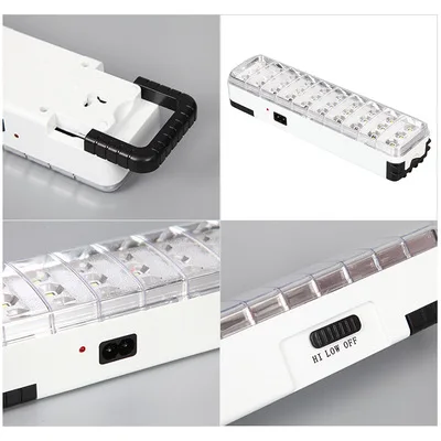 Portable Emergency Lamp Replaceable Battery LED Emergency Lights Rechargeable