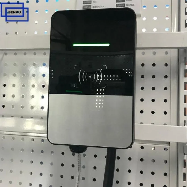 Быстрое зарядное устройство для электромобилей типа 2, 7 кВт, домашняя зарядная станция для электромобиля