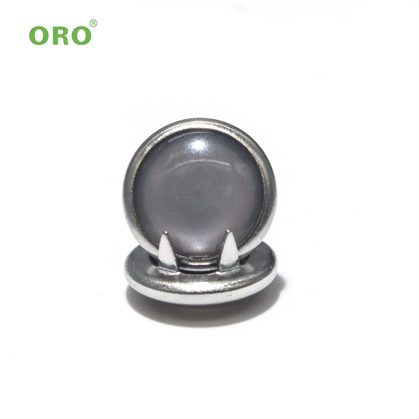 Заказной логотип жемчужная застежка жемчужные пятикрапажные медные застежки перламутровая застежка