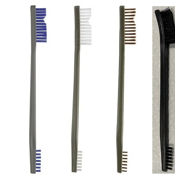 Hot selling multi-purpose brush made of nylon/bronze material, metal brush with plastic handle