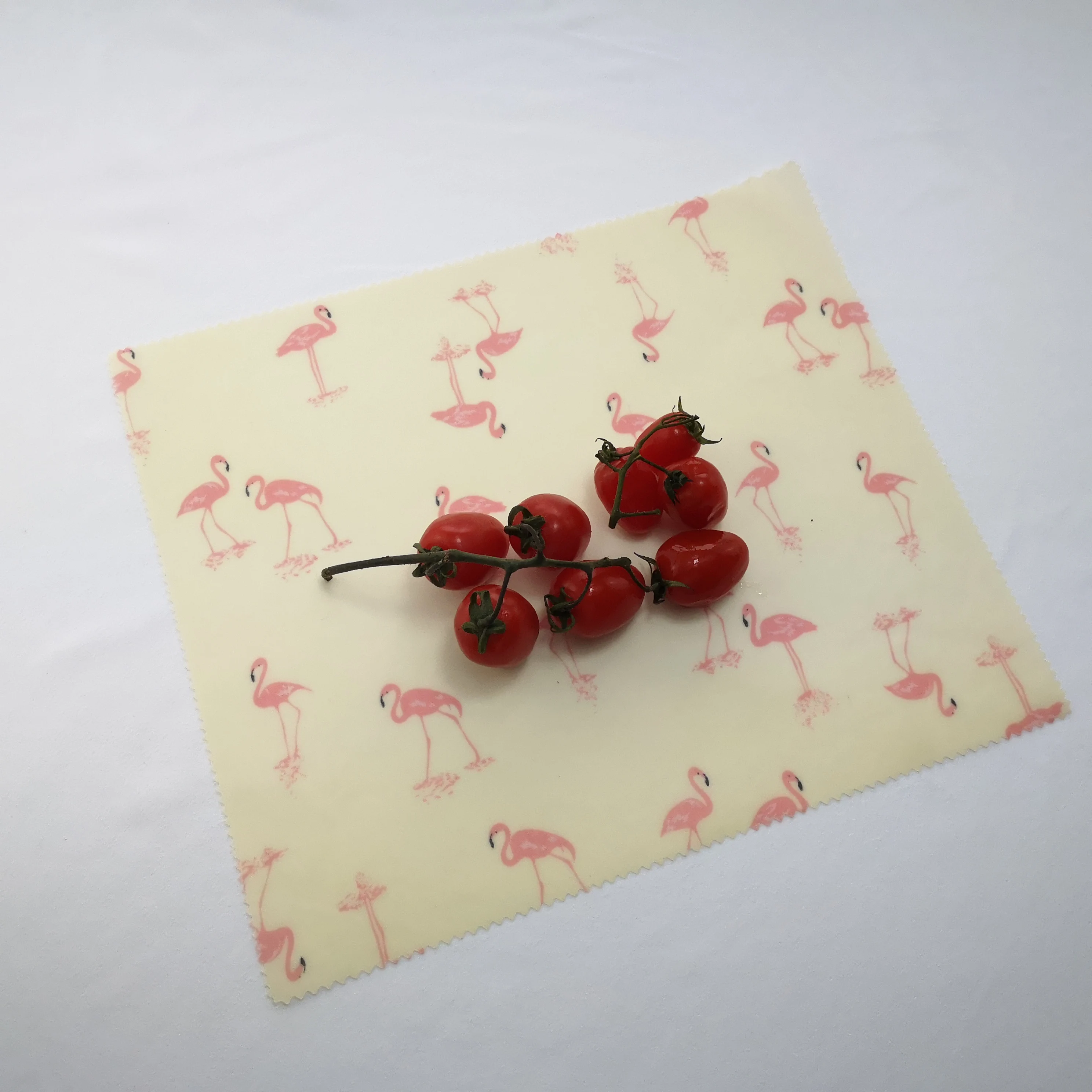 Sandwich Lunch Bags hot Selling Biodegradable Natural Organic Cotton Fabric Beeswax reusable Food Wraps