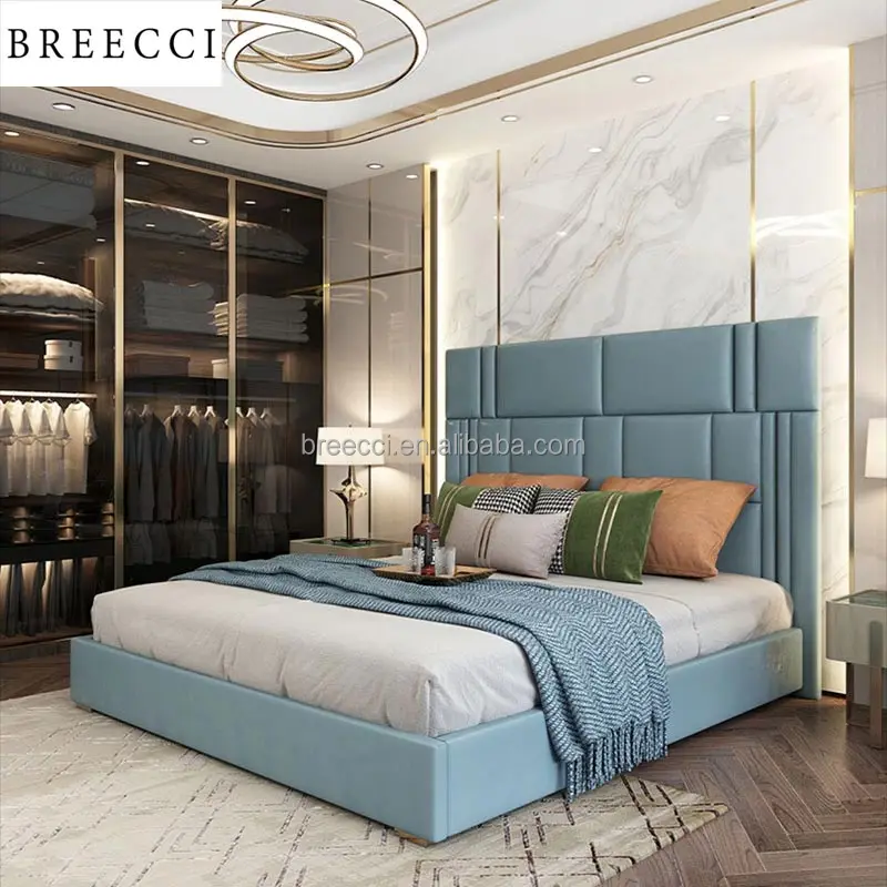 Современная королевская роскошная мебель для спальни высокое качество новый экологически чистый дизайн двуспальные кровати Queen King Twin
