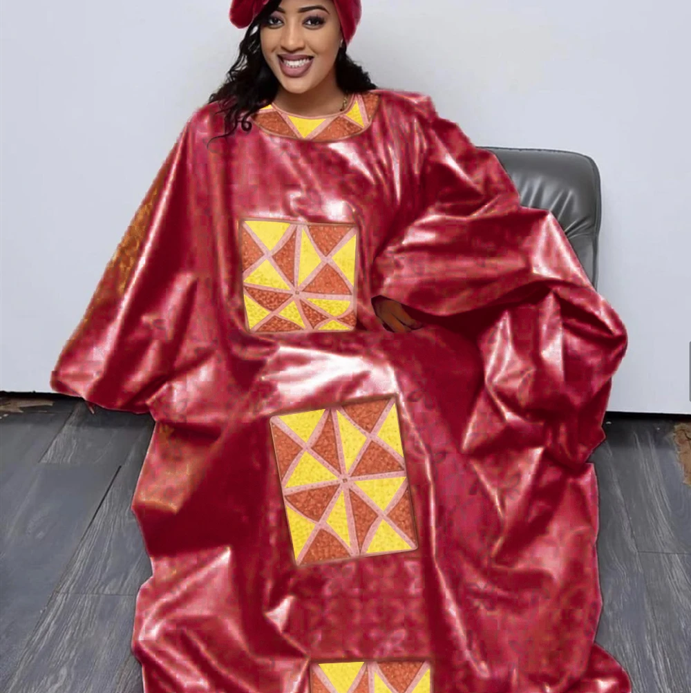 2022 hot sales Free Style African Dress For Woman Embroidery Design Ladys Clothes Plus Size Dresses For Women 4xl 5xl
