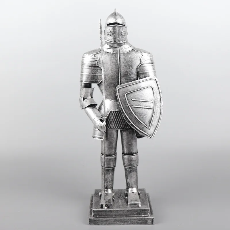 H 40cm antique medieval armor medieval knight armour model