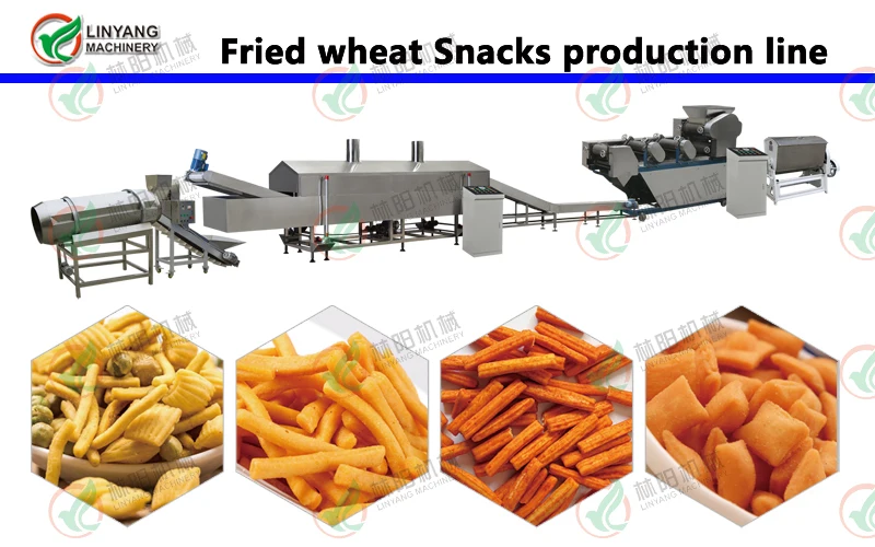 Hot Sale Corn Puff Snacks Extruded Machine Snack Food Production Line